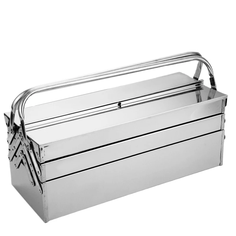 大型ツールボックスオーガナイザー-ハードウェアツール収納オーガナイザーボックス-スーツケース-防水ハードケースツールボックス-車整備士用-空箱