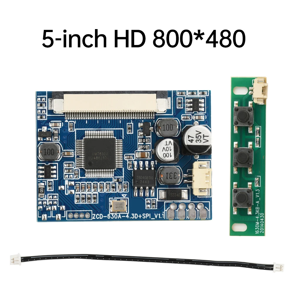 4.3/5 inch LCD Display Driver Board Module Kit Monitor AC12-24V voor Auto AV Digitale Fotolijst multifunctionele Auto Accessoires