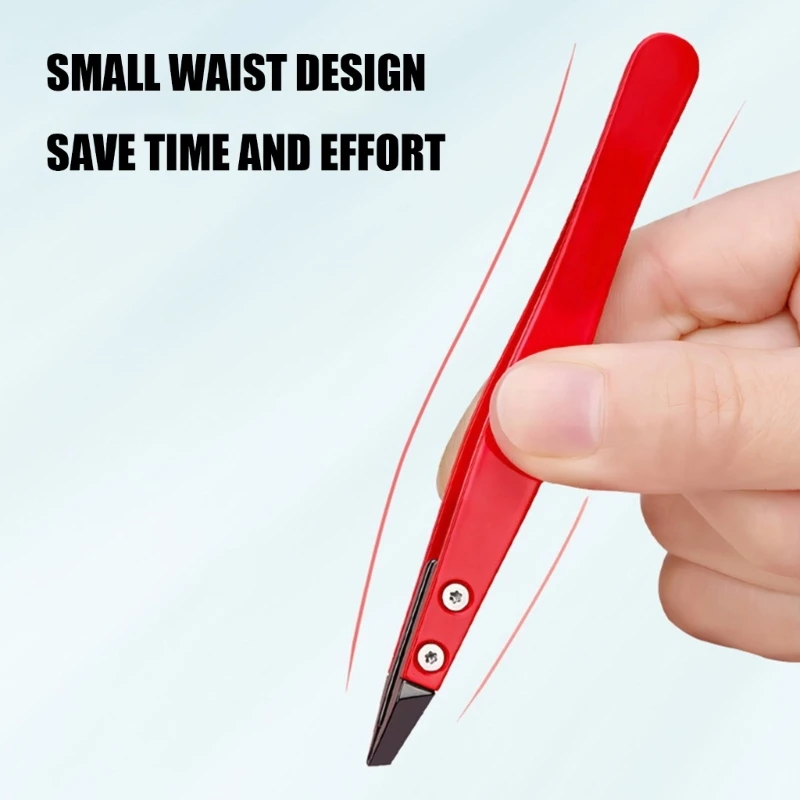 Angled Fine Point Hand Tool for Detail Repair and Small Part Handling with Metal Body for Board Work, Wire Placement and Screw