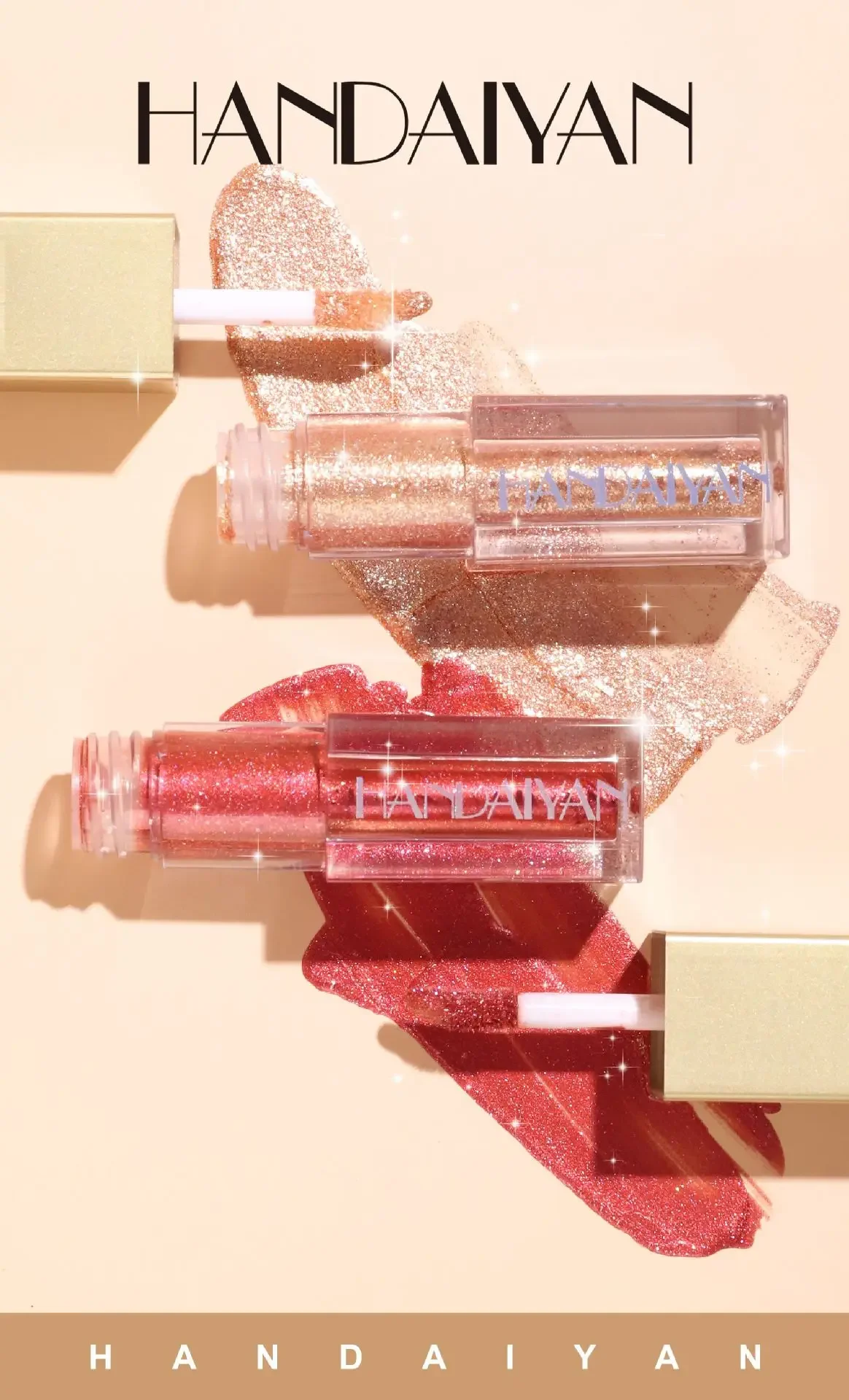 Handaiyan Kleurrijke Parelmoer Shimmer Vloeibare Oogschaduw - Langdurige Sparkly Eye Glitter voor toneelvoorstellingen