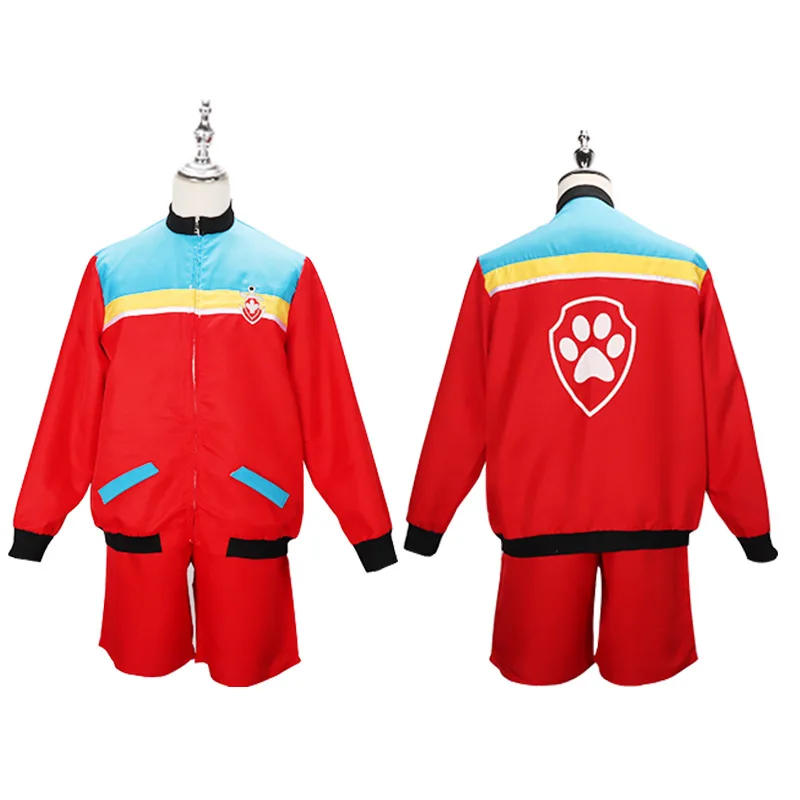 باترول رايدر تأثيري صبي فتاة عيد ميلاد زي الكرتون دورية الكلب رايدر دور حفلة هدية الكريسماس زي الهالوين #3