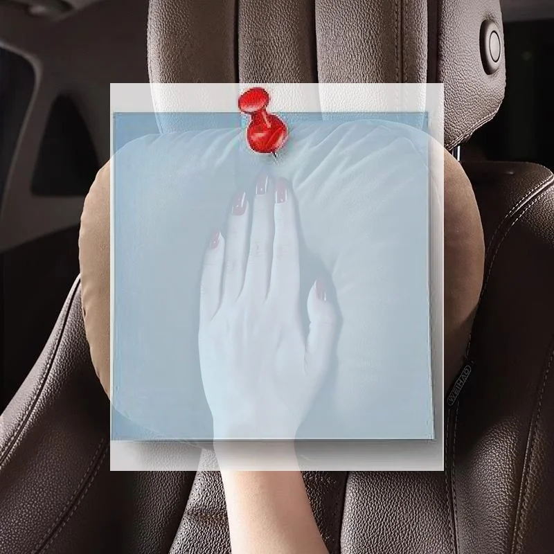 1 قطعة دعم رأس السيارة العالمي لكرسي الألعاب وسادة الرقبة سيارة مسند الرأس بالمقعد وسادة السيارات الذاكرة القطن حامي وسادة