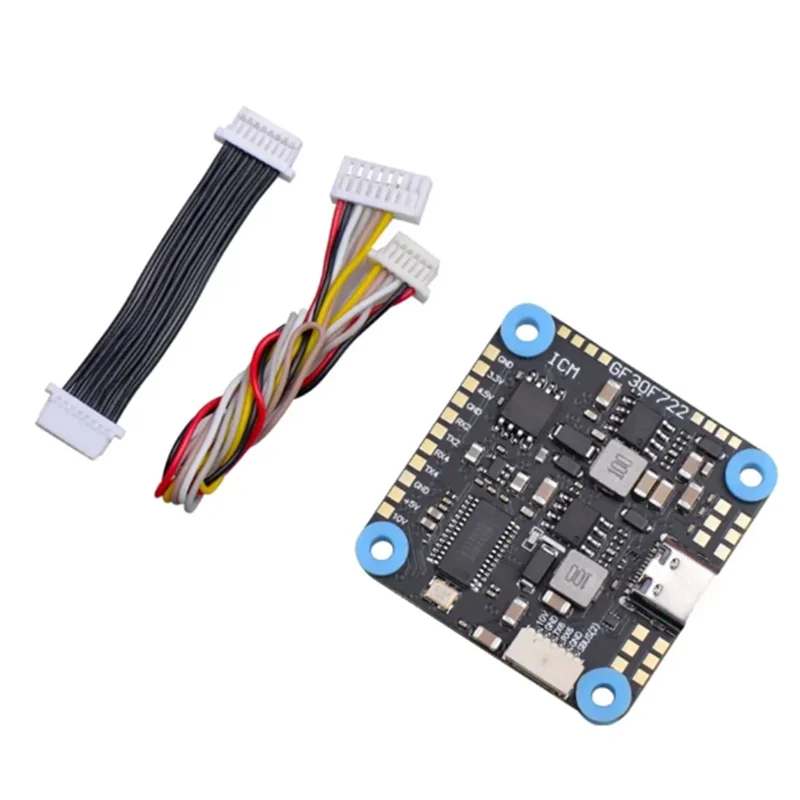 

BNVN-For RC FPV Freestyle HD Drone Parts:F722 Baro OSD 5V 10V Dual BEC Flight Controller GF30F722-ICM 3-8S 30.5X30.5Mm