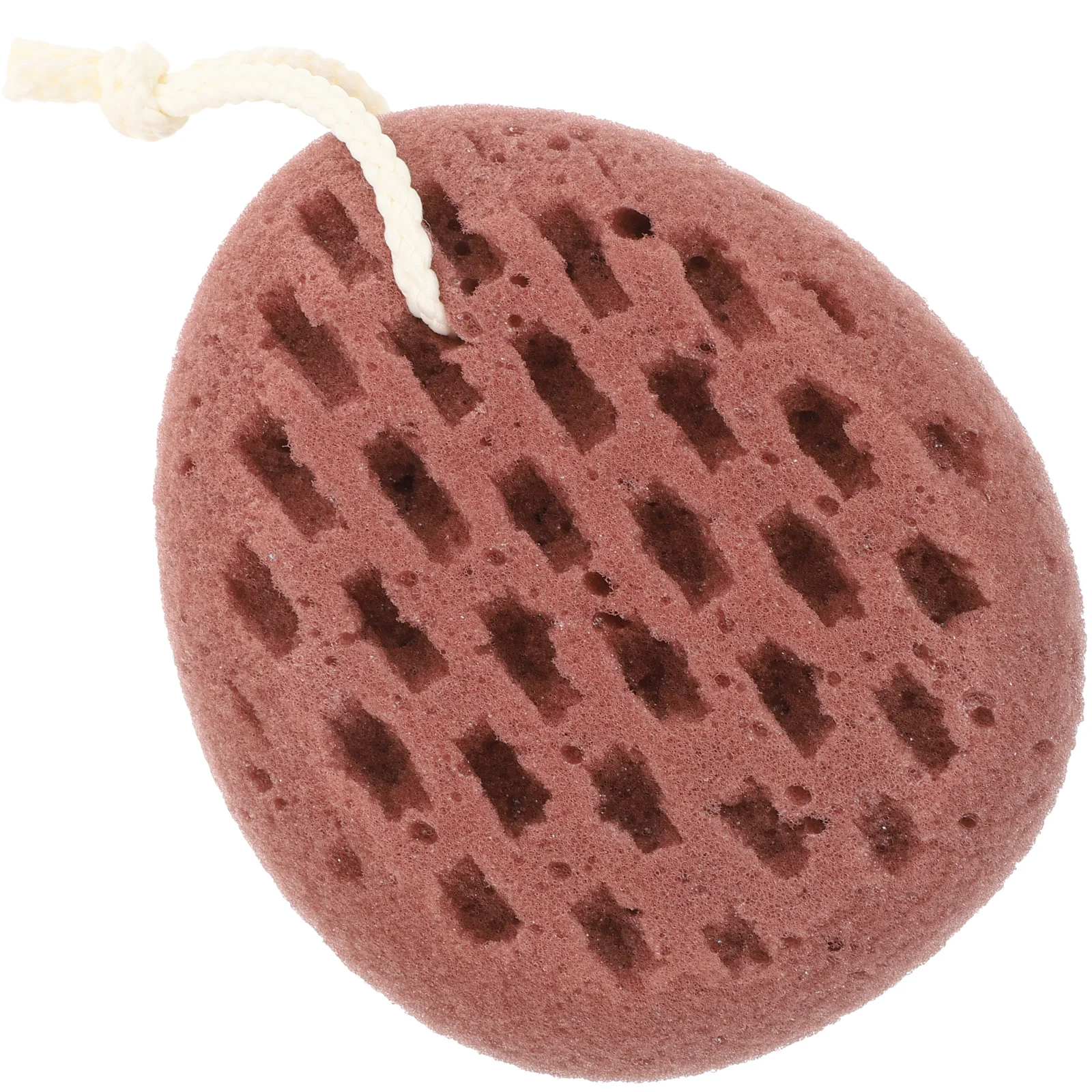 Bath Ball Circular Motion Sponge Take Coffee Color Body Used Exfoliating Dacron Scrubber