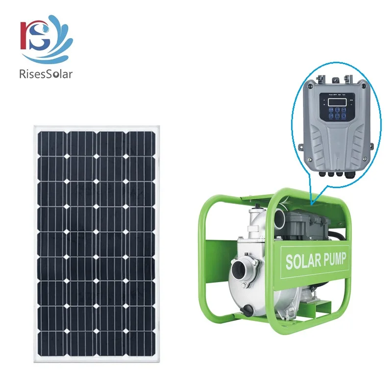 مضخة مياه سطحية تعمل بالطاقة الشمسية DC مضخات سطحية محمولة للري مضخات معززة للضغط الشمسي لسطح التيار المستمر