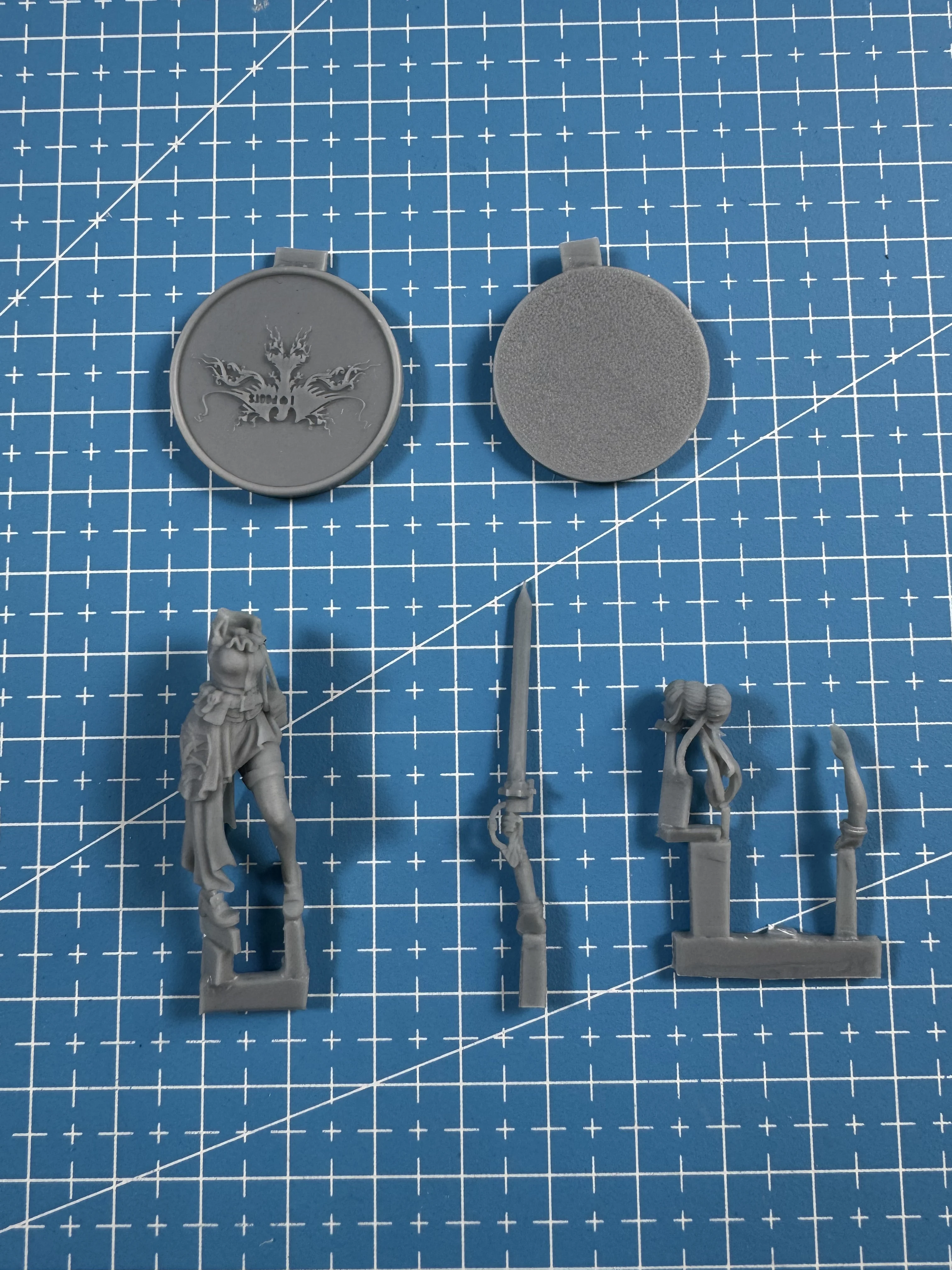 40mm Die-casting Resin Model Assembly Kit, GK， Smiling Assassin, Unpainted, Needs To Be Assembled
