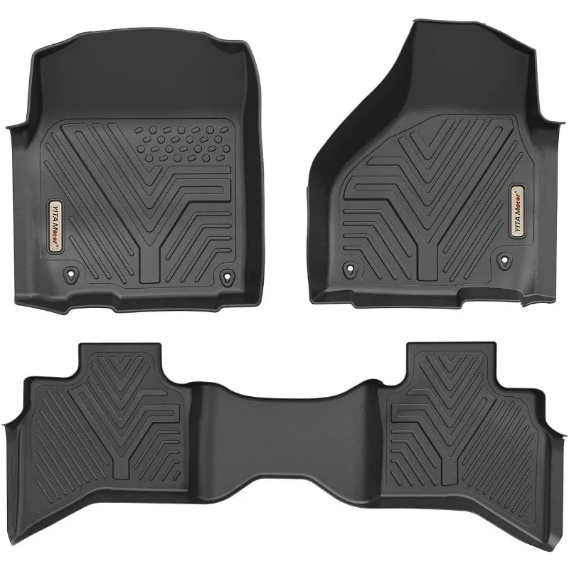 

US Floor Mats Compatible with Ram 1500, Custom Fit Floor Liners for 2019-2023 Ram 1500 Classic Quad Cab, 2012-2018 Dodge Ram