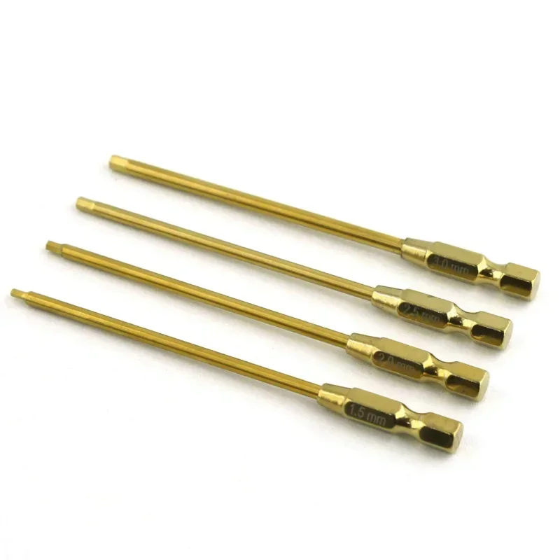 

Hexagon Screwdriver 1.5 2.0 2.5 3.0mm Quick Change Allen Key Hex Screws Wrench Tool for RC Car Crawler SCX10 Boat Model