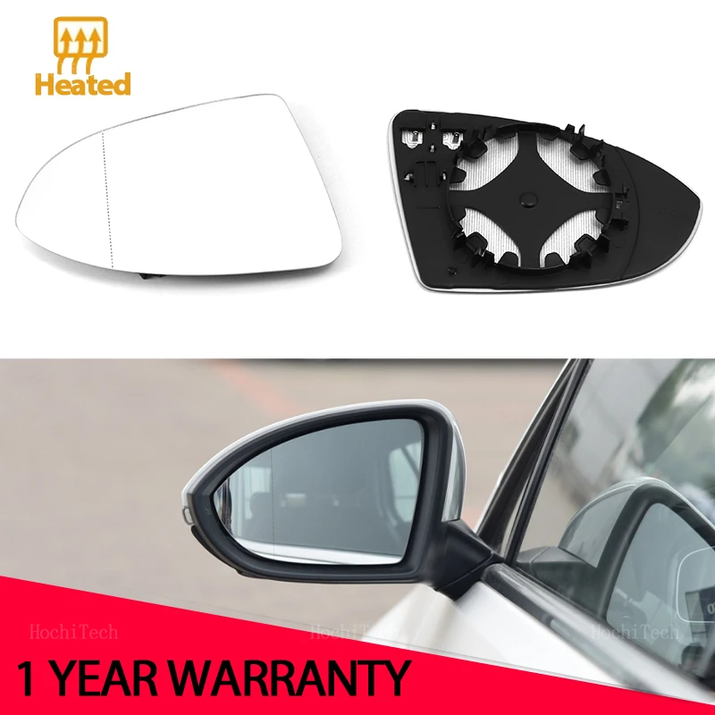 For Volkswagen VW Golf 7 MK7 / MK7.5 GTI GTD 2012-2021 Touran 5T Left or Right Driver Passenger Side Wing Heating Mirror Glass