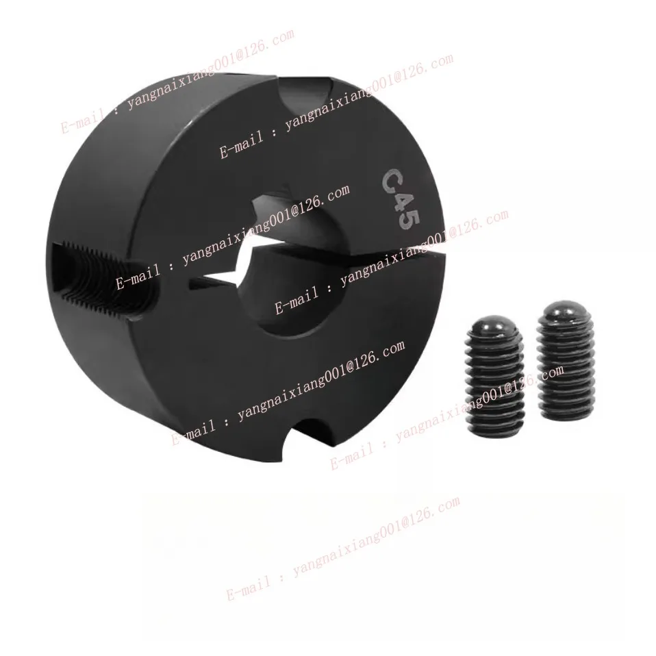 European Standard Taper Bush 1008 1108 1210 Inner Hole 10-32mm Pulley Taper Sockets 45# Steel Material