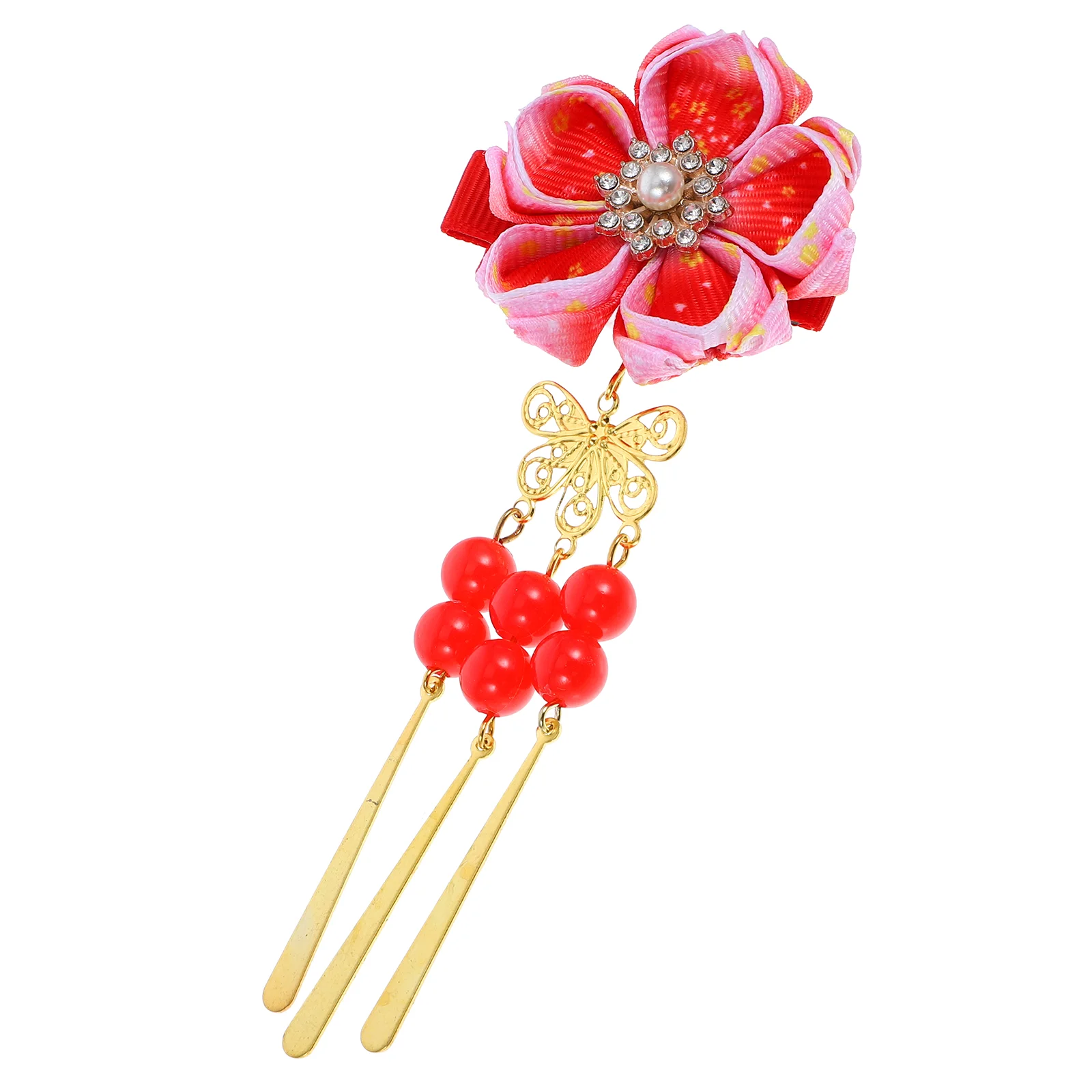 

Hair Accessories for Girls Japanese Style Headdress Pins Kimono Decoration Mother Child