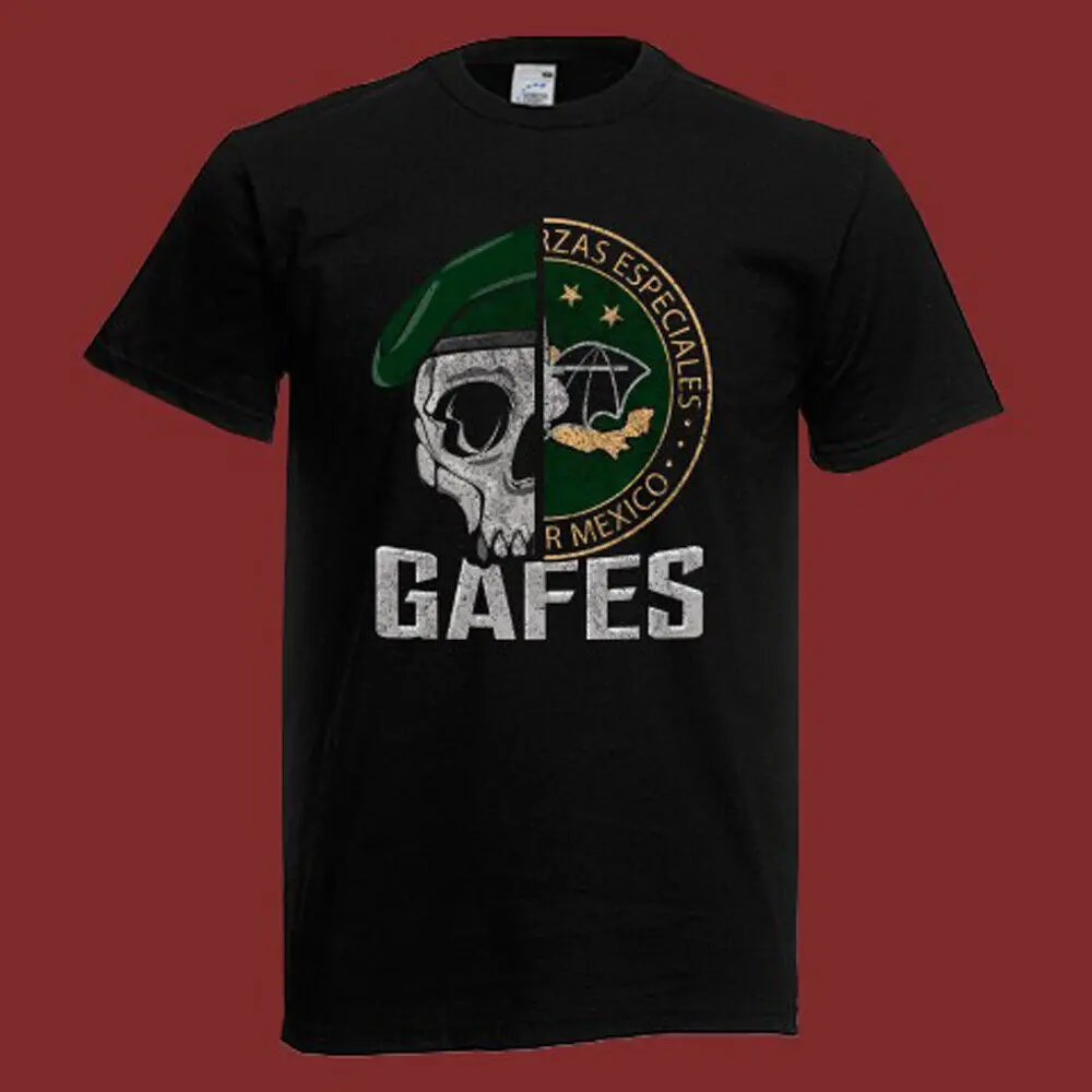 Gafes Fuerzas Special Forces Army   Tees Cotton Luxury brand vintage oversized