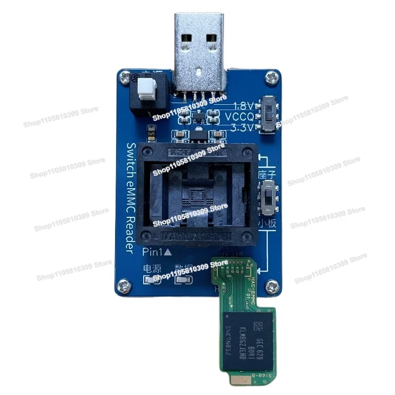 Font Library Programmer Burning Seat NS OLED Lite EMMC Module Read and Write Expansion Mmc