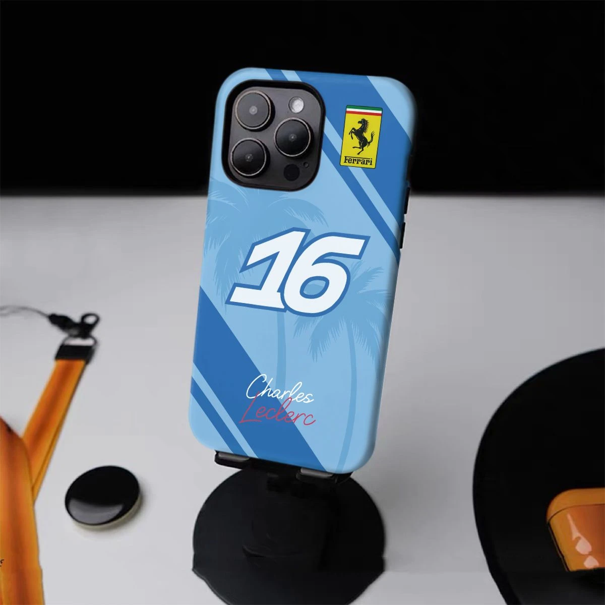 Чехол для мобильного телефона с логотипом автомобиля F1 Ferrari для iPhone 17 16 Pro 12 13 14 15 Max 7 8 Plus XR XS MAX, защитный чехол от падения