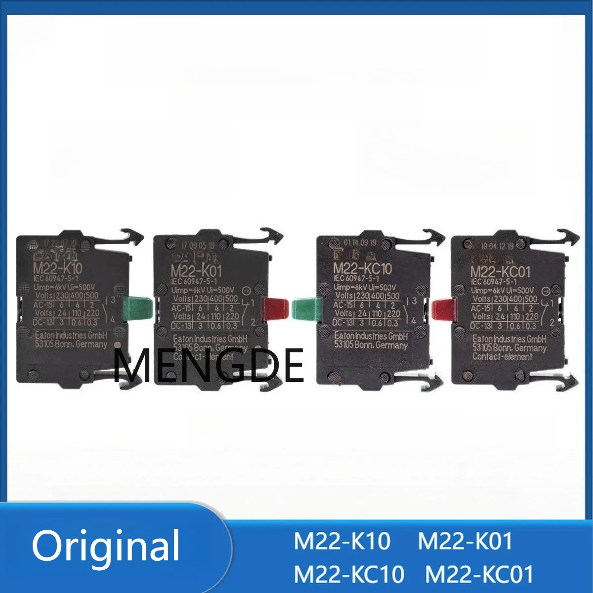 10PCS M22-K10 M22-K01 M22-KC10 M22-KC01 Contactor Auxiliary Contact Switch New Original