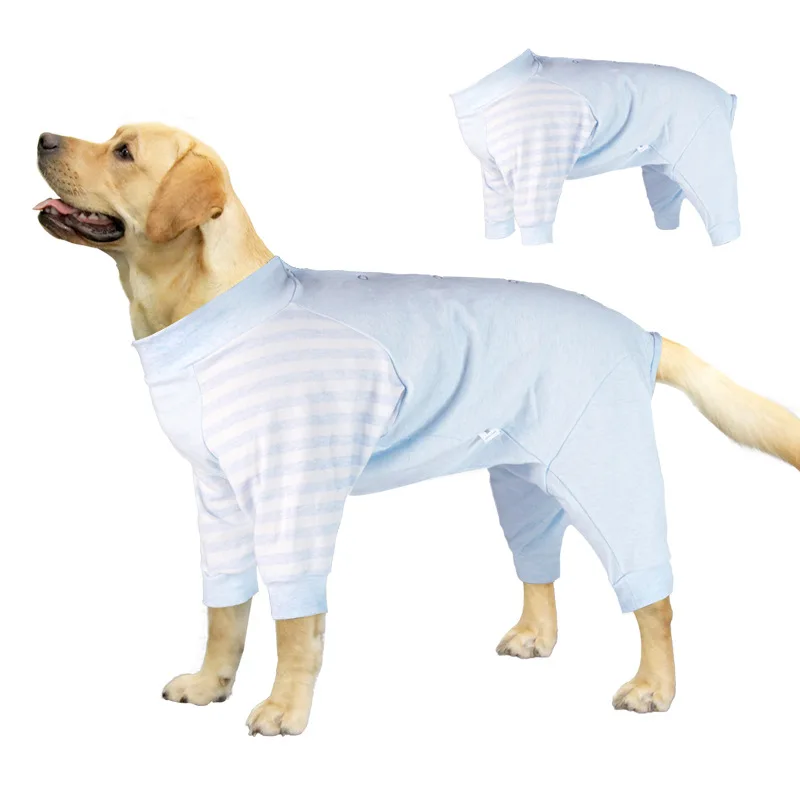 Pet Home Clothes Fashion Winter Dog Clothes Anti-hair Loss Medium/Large Dogs Four-legged Cotton Clothing Pajamas Surgical Gowns