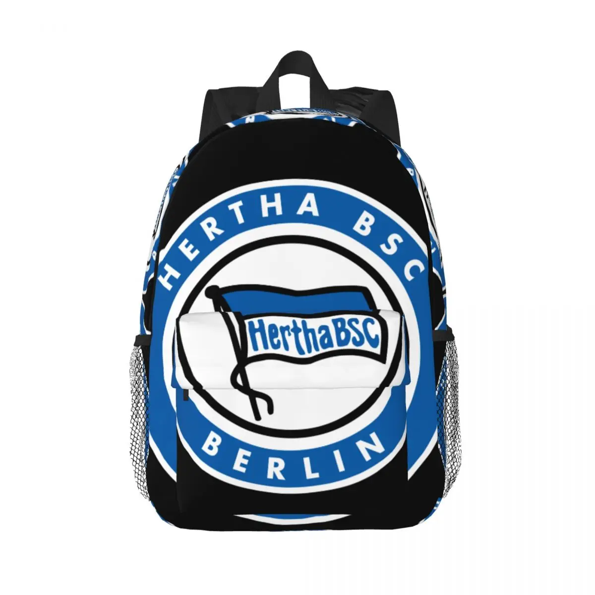 Hertha Bsc Backpack Middle High College School Student Bookbag