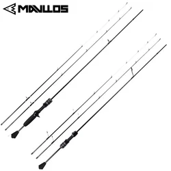 Delicadeza Mavllos-Ultraleve Carbono UL Dica BFS Casting Rod, Ponta Sólida Spinning Lure, Vara De Pesca De Truta, 0.6-8g, 0.8-10g