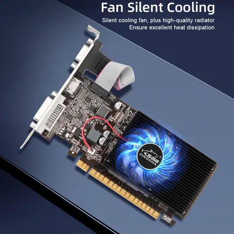 Tarjeta Grafica Pc Tarjeta Gráfica 2g Ddr3 Gt610 64bit Compatible Con Dvi Vga H | Envío Gratis Tarjeta Video Salida Vga Dvi Hdmi