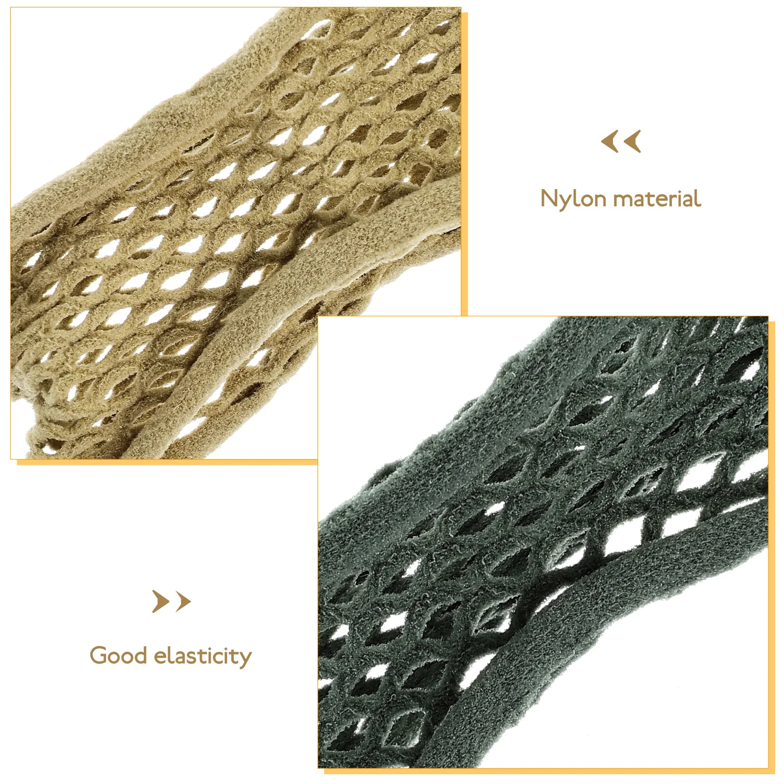 

6 Pcs Elasticity Wide Edge Towel Ring Rope Miss Hair Ties Styling Nylon for Women