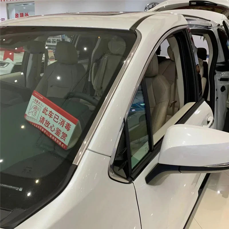

WELKINRY For Toyota Sienna XL40 4th Generation 2021-2025 Stainless Steel Front Car Window Windshield Windscreen Side Wing Trim
