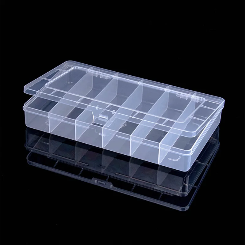 Organizer Container Practical  Plastic Storage Box Jewelry Earring Bead Screw Holder Case Display Organizer Containe