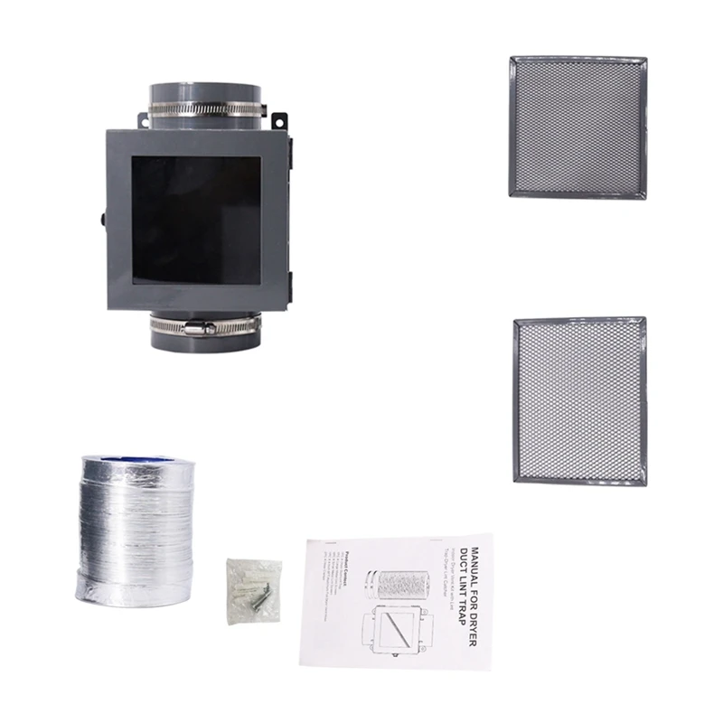 

Dryer Duct Lint Trap, Indoor Dryer Vent Kit with Dryer Vent HoseJAS