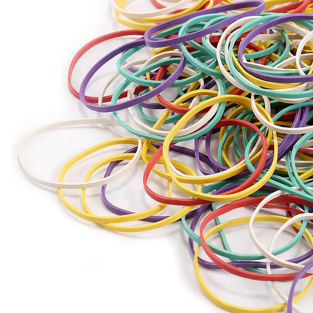 New Elasticity Elegance Rubber Bands Ball Versatile For Classroom Organization Durable And Sturdy Coloured Elastic Bands