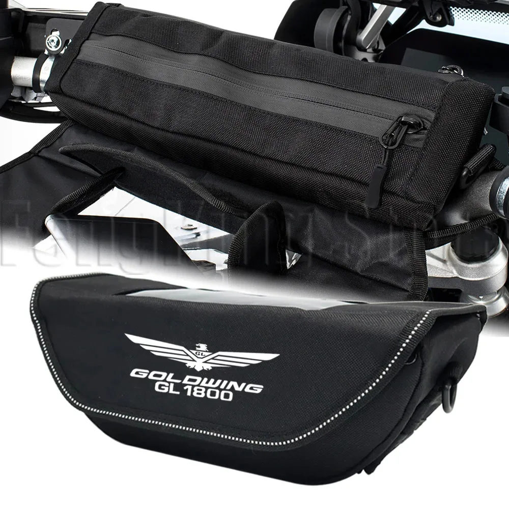 

for HONDA Goldwing 1800 GL1800 2001-2023 Motorcycle Handlebar bag waterproof handlebar travel navigation bag