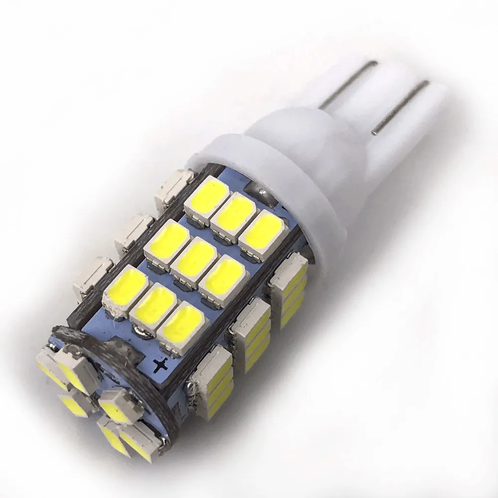 100Pcs Car Led T10 42 Smd Light Bulbs W5W 194 1206  Auto Side Interior Bulb Turn Signal Bulbs Car Accessories