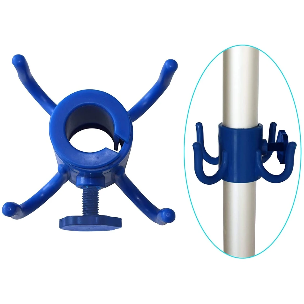 Gancio per ombrellone da spiaggia regolabile da 1 pezzo, gancio per ombrellone da spiaggia, supporto per borse, gancio per appendere