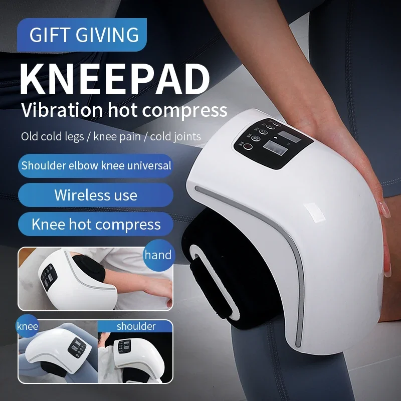 Knee Massager Air Compress Heating and Vibration Wireless Massage Products Reduce Elbow knees Joint Pain