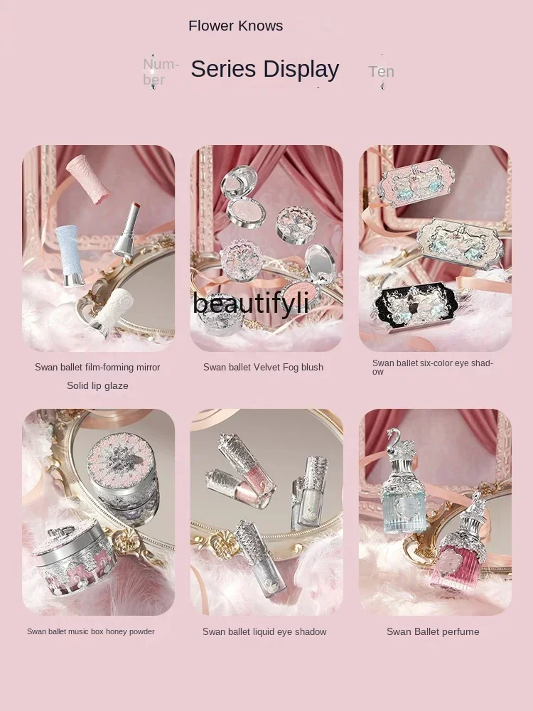 Spot [nuovo] Flower sa Swan Ballet Set completo di trucco Allin Large Gift Box