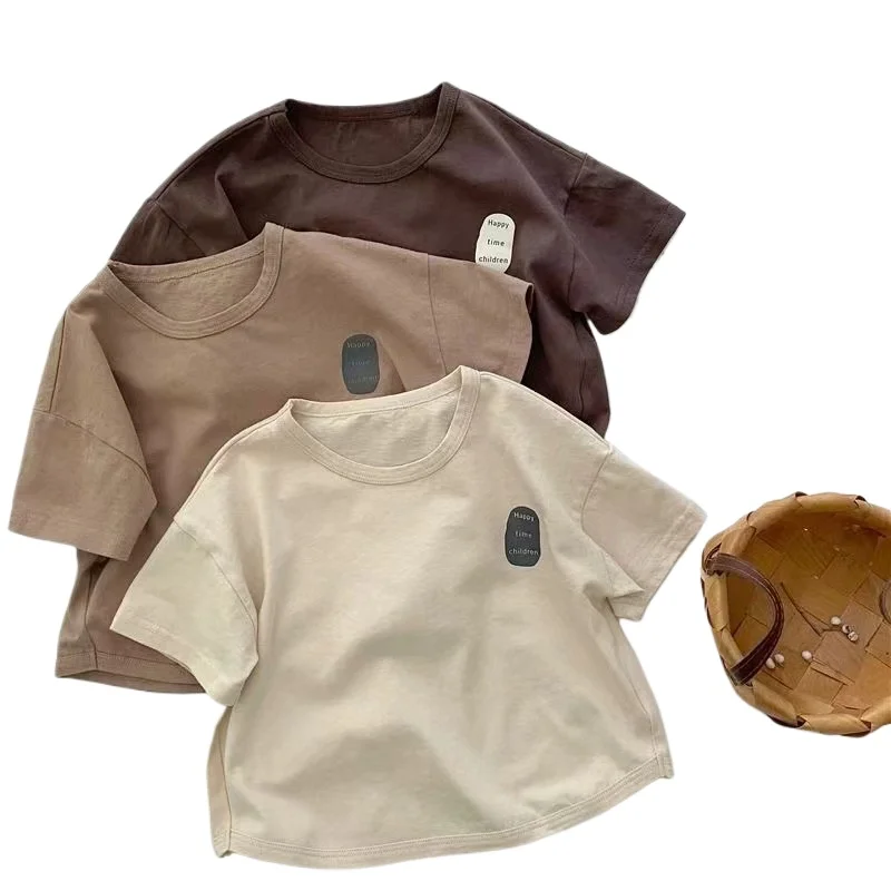 

Футболки для маленьких мальчиков, летняя детская одежда для маленьких девочек