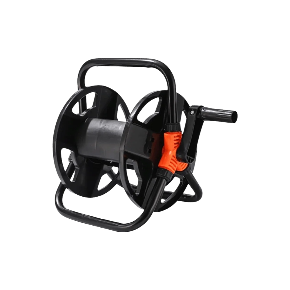 Heavy Duty Hose Storage Reel durable Space Saving Water Pipe Storage Rack Multi-Purpose Collapsible Handle