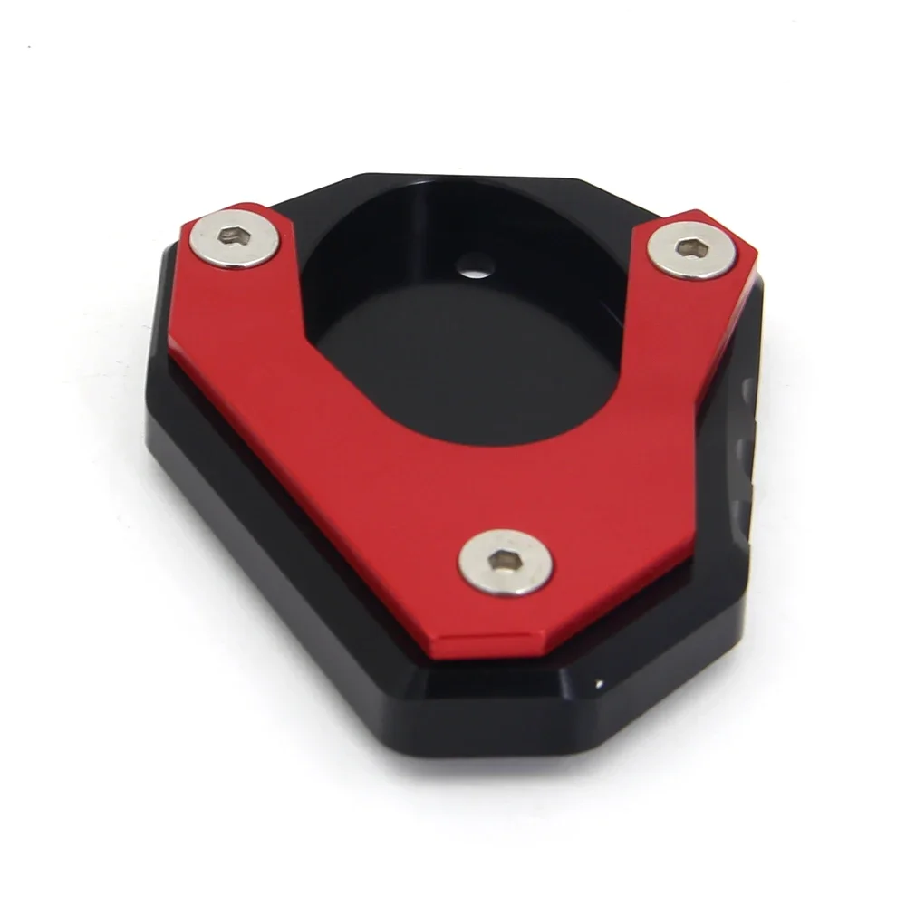 For Kawasaki Ninja400 Ninja 400 ZX4R ZX4RR Motorcycle CNC Kickstand Enlarger Side Stand Foot Pad Plate