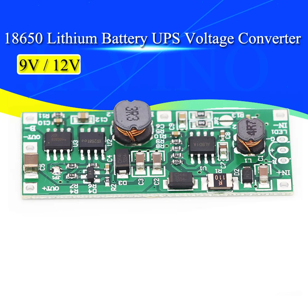 Moduł wzmacniacza ładowania Dc 5 V-12 V do 9 V/12 V dla akumulatora litowego 18650 Ups konwerter zabezpieczający napięcie ładowanie rozładowania