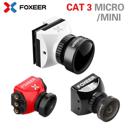 Foxeer Cat 3 Micro Mini Low Latency Low Noise 1200TVL 0.00001Lux FPV Night Camera 2.1mm PAL/NTSC 4:3/16:9 For RC Racing Drone