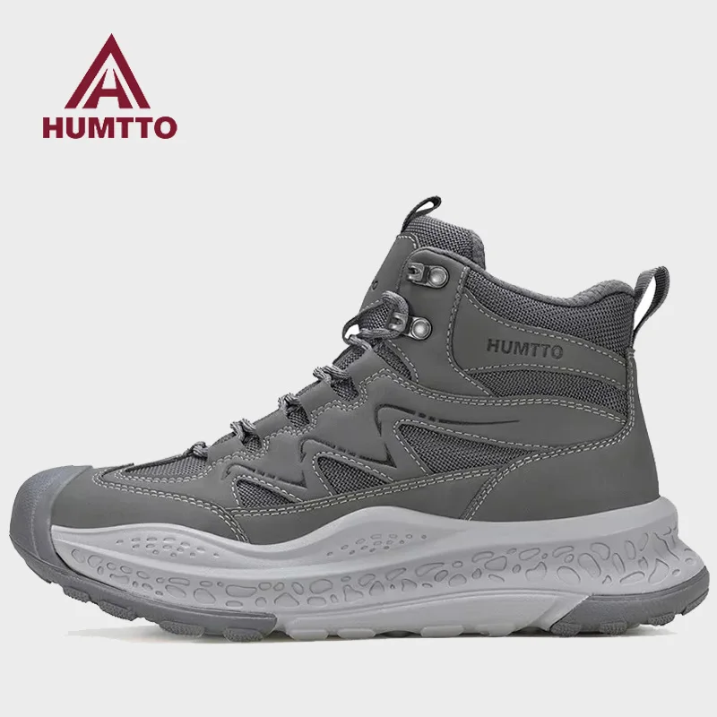 

humtto mountain hiking boots climbing shoes men winter high-top waterproof sports sneakers outdoor male hunting boots warm shoes