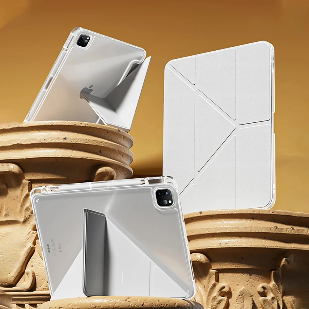

Складной акриловый прозрачный жесткий чехол для Xiaomi Pad 7S Pro 12,5 2025 12,5 дюймов с подставкой для карандашей
