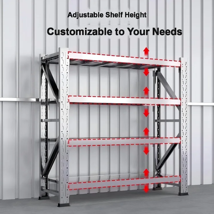 Shelves Stainless Steel Racking Multilayer Display Shelves Customized Racking System Warehouse Rack Workshop Storage