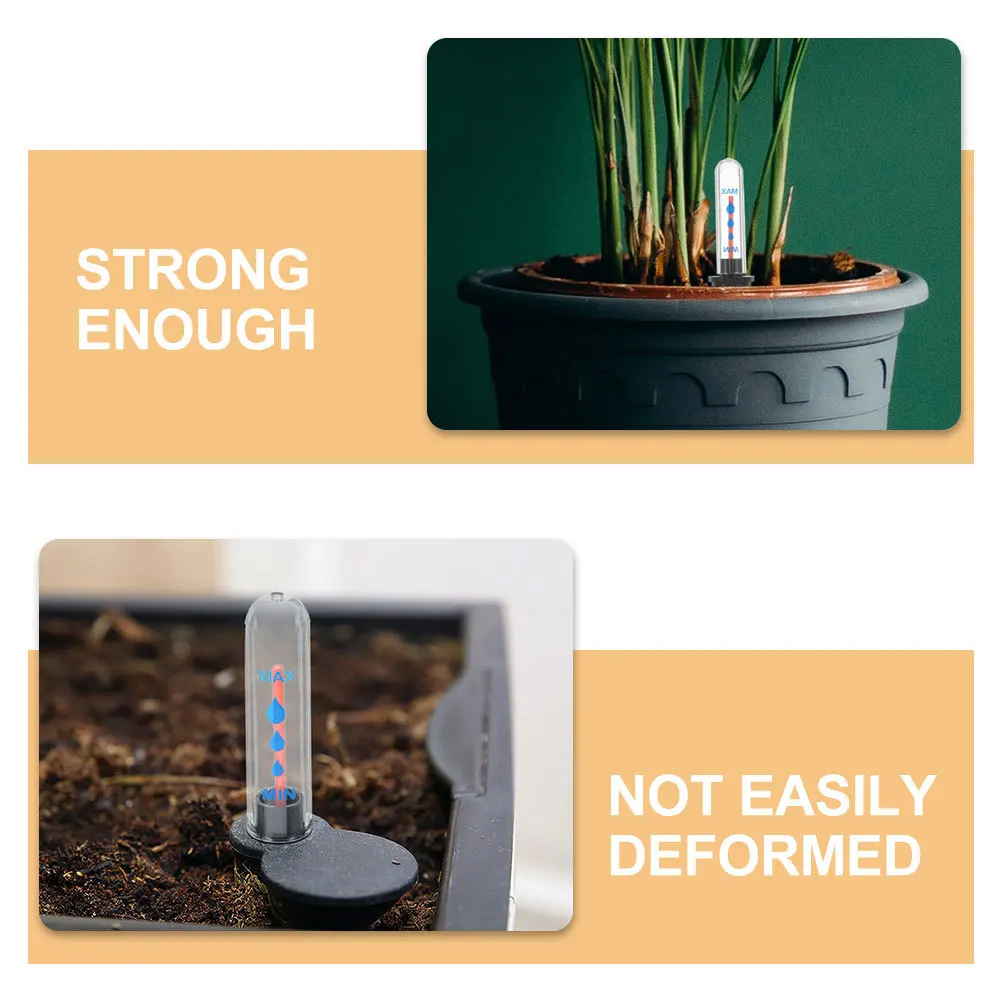 

3Pcs Water Level Indicator for Indoor Plants Professional Gardening Tool Plastic Meter Easy to Use Water Level Gauge