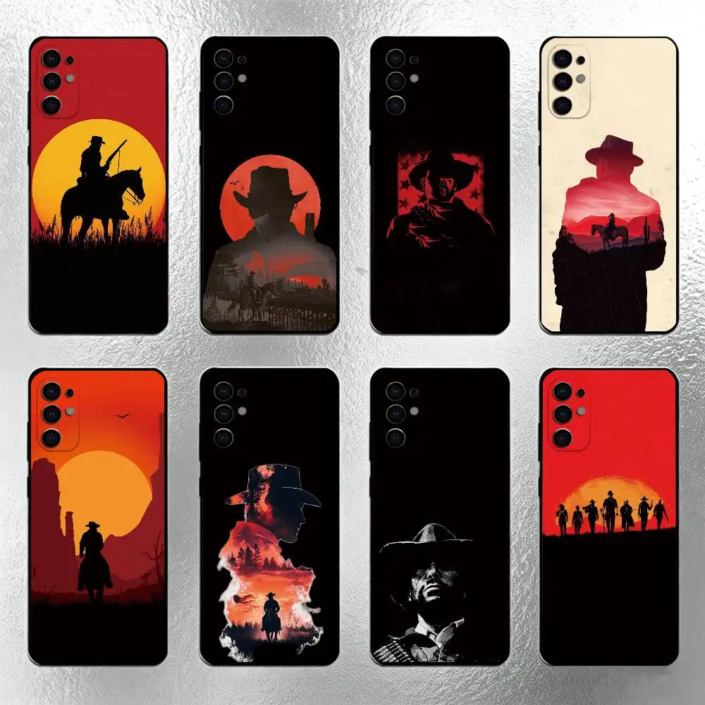 Coque de téléphone R-Red D-Dead R-Redemption 2 pour Samsung S25, S24, S21, S22, S23, S30, Ultra, S20, Plus, Fe, Lite, Note, 10, Noir
