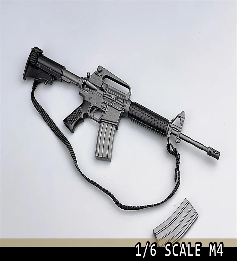 1/6 Soldier Scene Toy Military Weapon M4 M4A1 M4 SOPMOD M4+M203 XM177 M16 MK12 Model Fit 12'' Action Figures Body In Stock