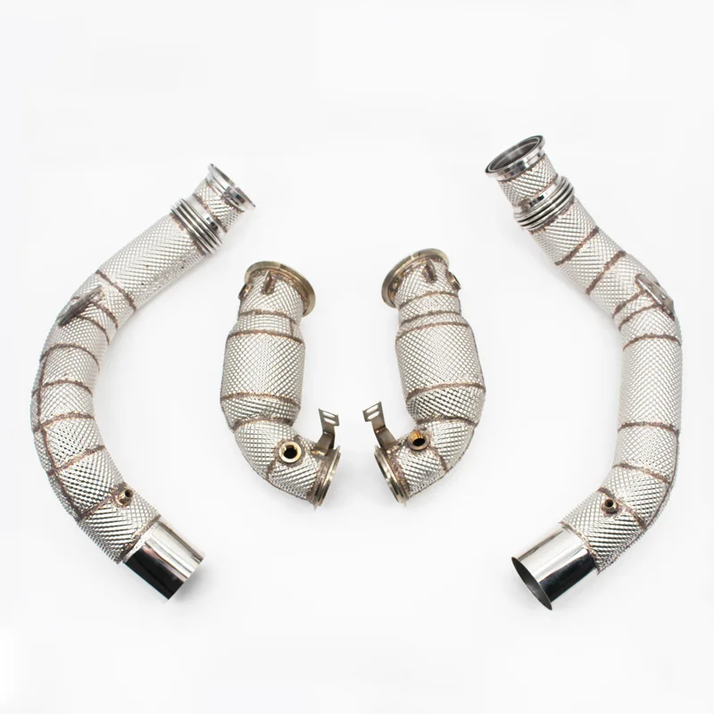 

Head Section High flow Pipes Exhaust Pipes branch downpipe Exhaust Pipe with catalyst for BMW X7/X7M 4.4TT V8 2019-2023