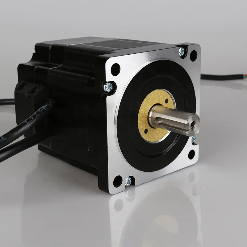Siheng Factory's Nema34 86HS3156 Industrial 3-Phase 8nm 220Vac Hybrid Stepper Motor Used for Wire Stripping Machine