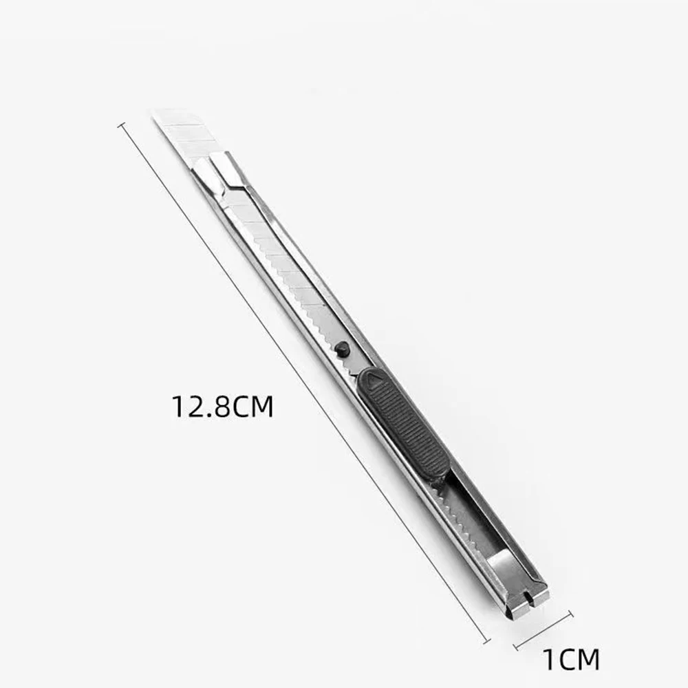 10 قطعة 60 30 درجة قابل للسحب صندوق القاطع 9 مللي متر شفرة فائدة سكين الكربون الصلب الذاتي قفل تصميم قطع أدوات ورق الجدران