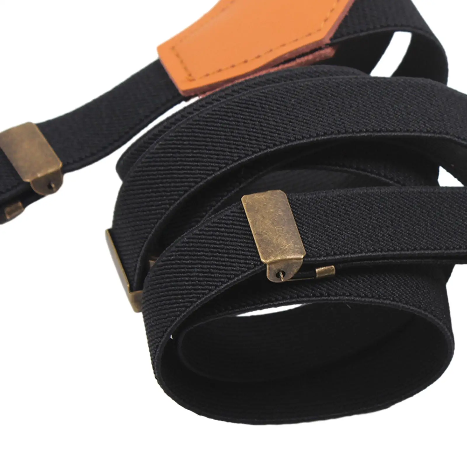 حمالات رجالي قابلة للتعديل، دعامات مرنة شديدة التحمل، حامل أشرطة خلفية على شكل حرف Y للعمل أو الزفاف #4