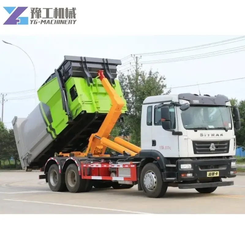 YG New 5 Cubic Small Hanging Barrels Garbage Trucks for Sale Heavy Lorry