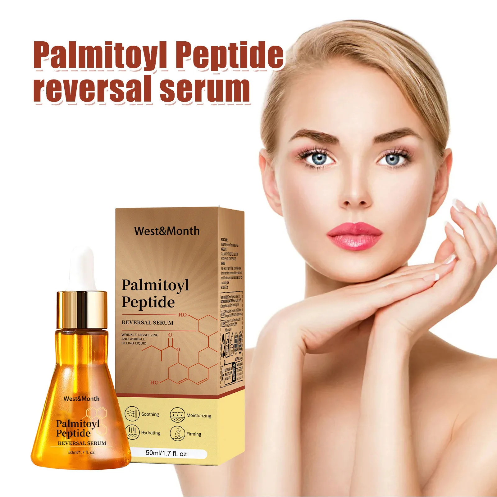 Palmitoylpeptide Reversal Serum Facial Serum, Light Pattern Moisturizing Firming Serum